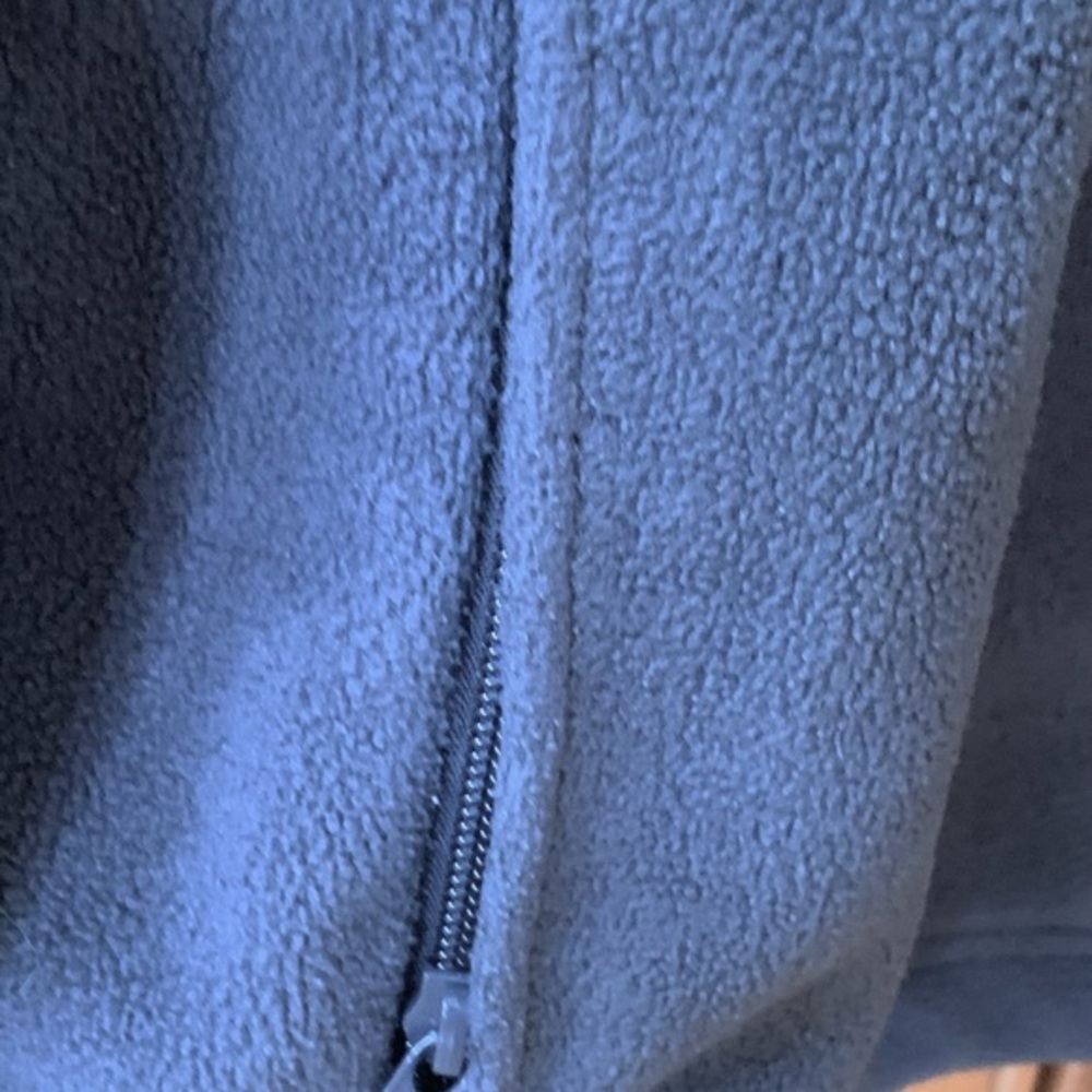 Columbia Blue Fleece Full-zip Jacket L - Picture 3 of 9